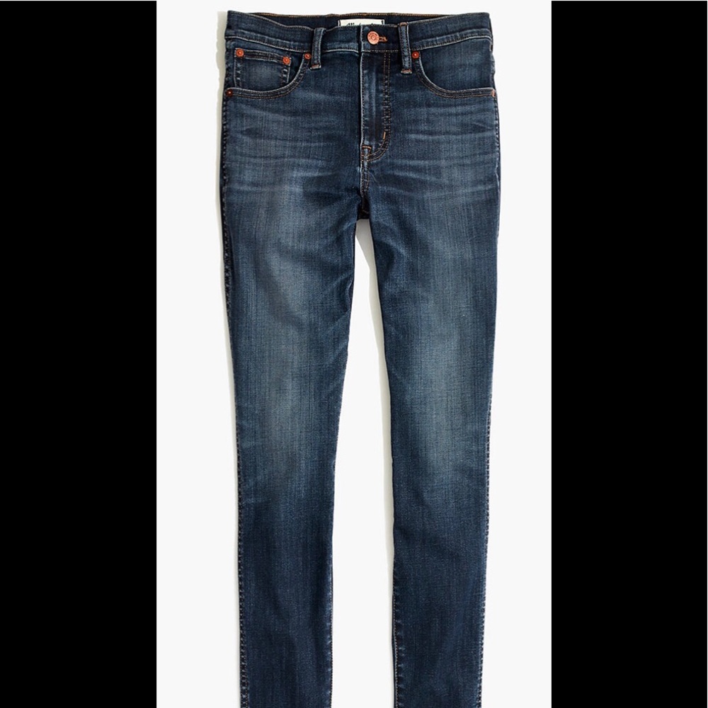 Madewell 10” high rise skinny jeans in Danny wash